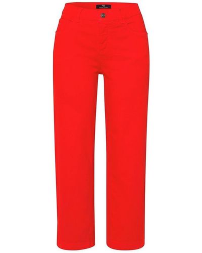 Peter Hahn Jeans-Culotte - Rot