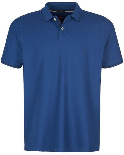 Fynch-Hatton Polo-shirt 1/2-arm - Blau