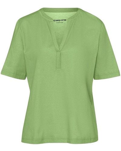 Green Cotton Shirt sine, , gr. 36, baumwolle - Grün