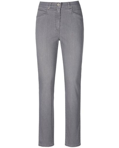 RAPHAELA by BRAX Comfort plus-zauber-jeans modell caren, , gr. 18, baumwolle - Grau