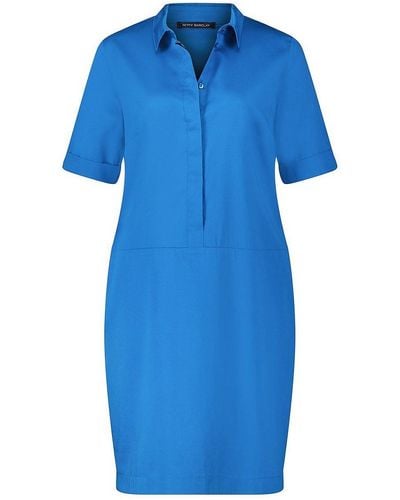 Betty Barclay Kleid hemdkragen - Blau