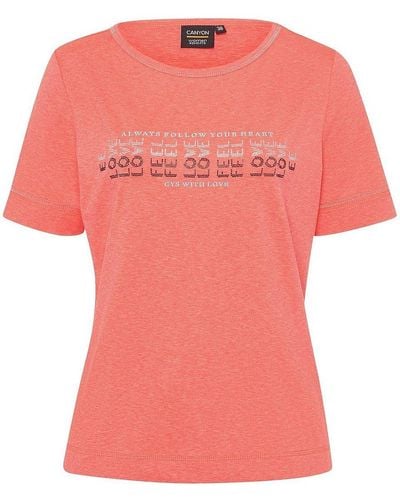 Canyon Rundhals-shirt 1/2-arm - Pink