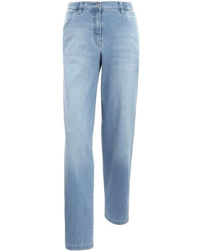 KjBRAND Jeans modell babsie straight leg, , gr. 20, baumwolle - Blau