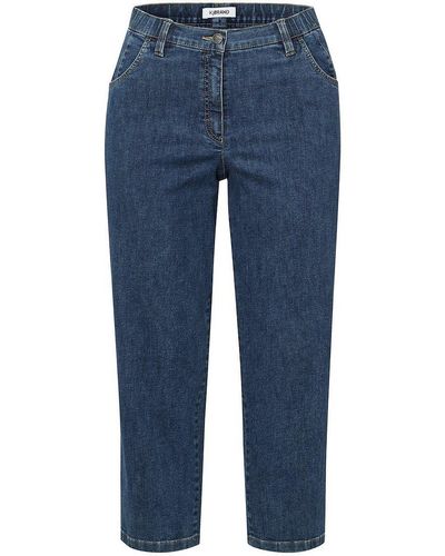 Peter Hahn Kjbrand - comfort fit-jeans-culotte, , gr. 20, baumwolle - Blau