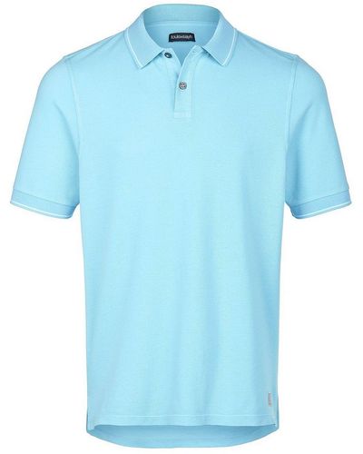 Louis Sayn Piqué-polo-shirt 1/2-arm - Blau