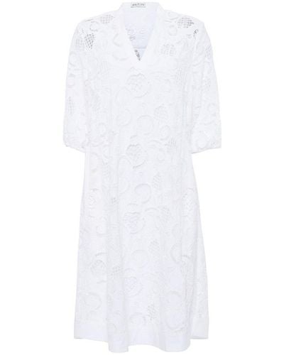 Portray Berlin Kleid mit 3/4-arm, , gr. 36, baumwolle - Weiß