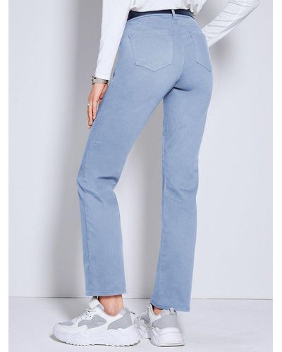 NYDJ Jeans modell marilyn straight, , gr. 21, baumwolle - Blau