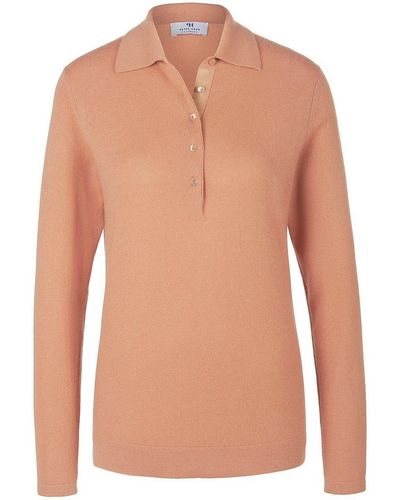 Peter Hahn Polo-pullover aus 100% premium-kaschmir, , gr. 42, kaschmir - Braun