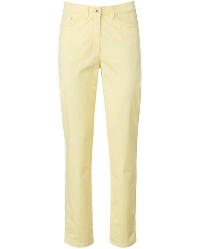Peter Hahn Brax - comfort plus-jeans modell laura touch, , gr. 36, baumwolle - Gelb