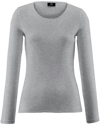 Bogner Rundhals-shirt modell nasha, , gr. 38, baumwolle - Grau