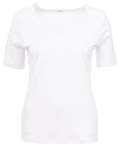 efixelle Shirt herzförmigem ausschnitt - Weiß