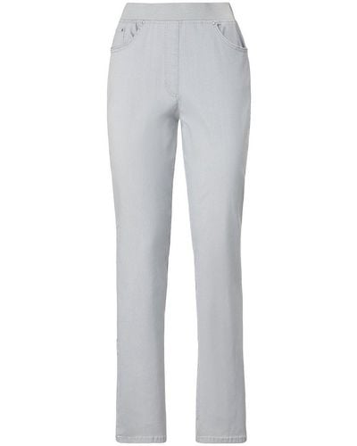 RAPHAELA by BRAX Brax - comfort plus-jeans modell carina, , gr. 18, baumwolle - Grau