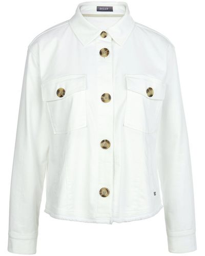 Basler Jeansjacke hemdkragen basler - Weiß
