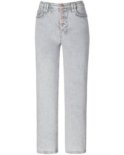 DAY.LIKE Slim fit-7/8-jeans, , gr. 20, baumwolle - Grau