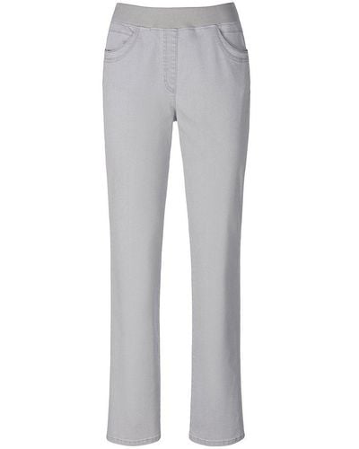 RAPHAELA by BRAX Comfort plus-jeans modell carina fun, , gr. 19, baumwolle - Grau