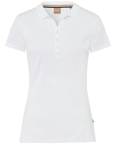 BOSS Polo-shirt epola - Weiß