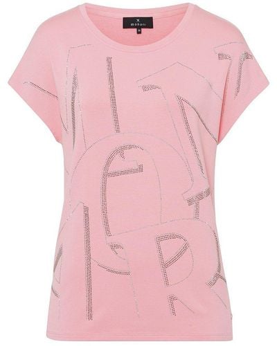 Monari Rundhals-shirt, , gr. 40, viskose - Pink