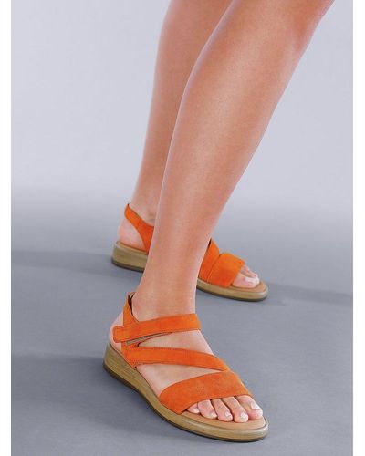 Peter Hahn Gabor - sandale, , gr. 37, bis größe 44, leder - Orange