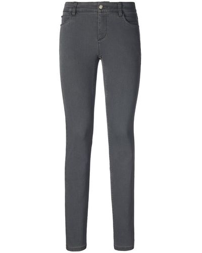 wonderjeans Skinny-jeans, , gr. 22, baumwolle - Grau