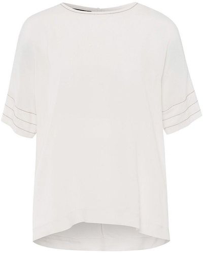 Fadenmeister Berlin Blusen-shirt 1/2-arm - Weiß