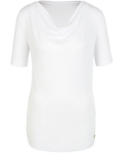 Uta Raasch Shirt mit 1/2-arm, , gr. 40, viskose - Weiß