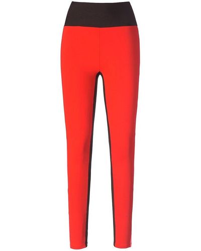Deha Knöchellange leggings, , gr. 36, kunstfaser - Rot
