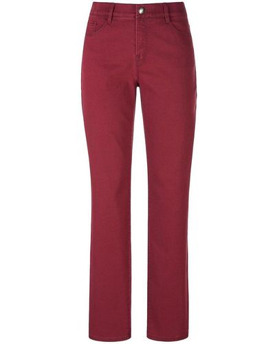 Brax "feminine fit"-jeans modell nicola, , gr. 18, baumwolle - Rot