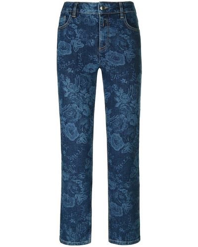 Peter Hahn Knöchellange jeans passform barbara, , gr. 18, baumwolle - Blau