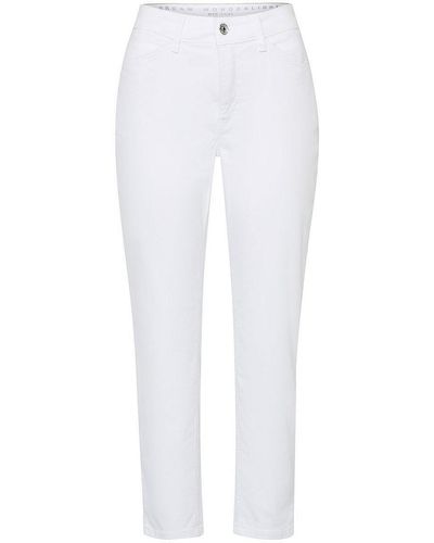 M·a·c 7/8-jeans - Weiß