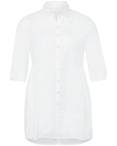 Emilia Lay Long-bluse mit 3/4-arm, , gr. 40, baumwolle - Weiß