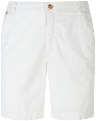 Gardeur Shorts modell jean - Weiß