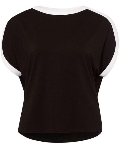 Doris Streich Shirt u-boot-ausschnitt - Schwarz