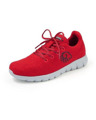 Giesswein Sneaker merino runners, , gr. 38, orthopädische einlagen, schurwolle - Rot