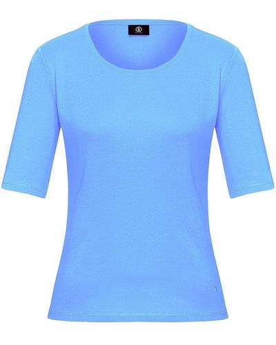 Bogner Rundhals-shirt modell velvet - Blau