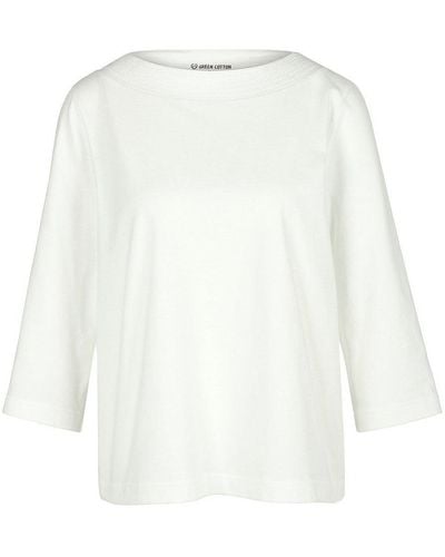 Green Cotton Shirt maja, , gr. 38, baumwolle - Weiß