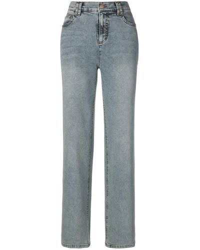 DAY.LIKE Wide fit-jeans, , gr. 18, baumwolle - Blau