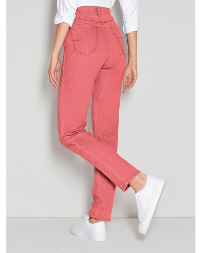 Peter Hahn Brax - proform s super slim-jeans, , gr. 22, baumwolle - Pink