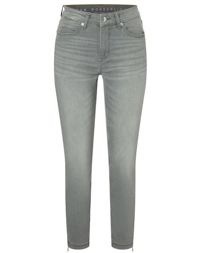 Peter Hahn Mac - 7/8-jeans, , gr. 38, baumwolle - Grau