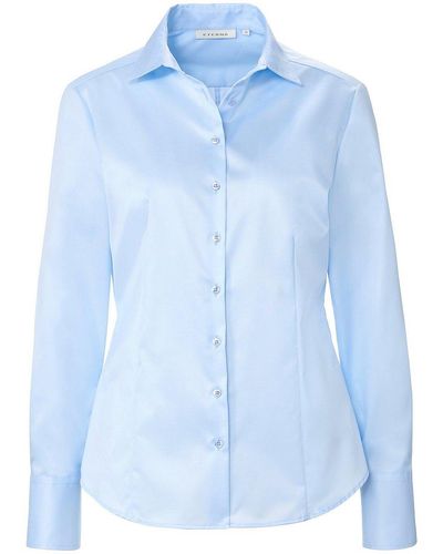 Eterna Bluse, , gr. 36, baumwolle - Blau