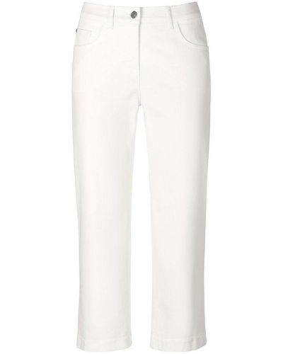 Peter Hahn Jeans-culotte, , gr. 40, baumwolle - Weiß