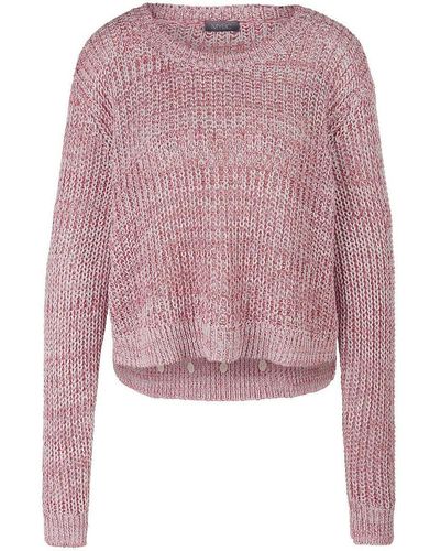 Mybc Rundhals-pullover, , gr. 46, baumwolle - Pink