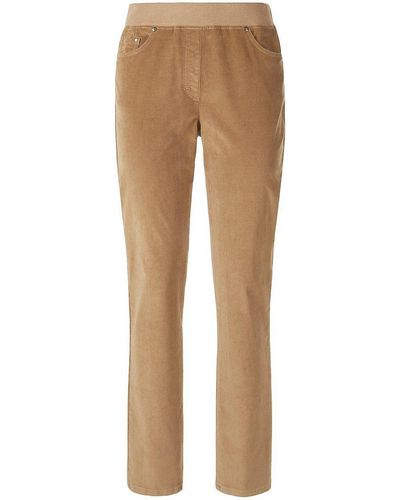 Brax Proform slim-feincord-hose, , gr. 38, baumwolle - Natur