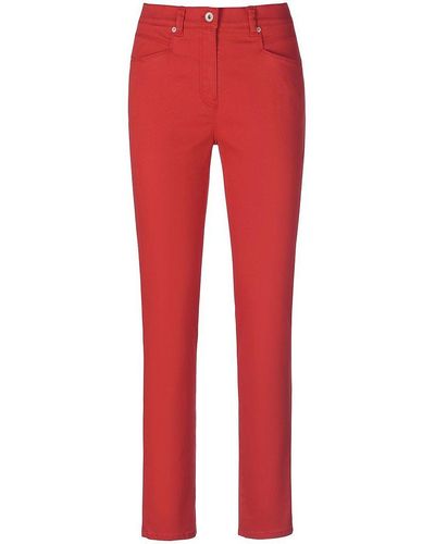 RAPHAELA by BRAX Comfort plus-zauber-jeans modell caren, , gr. 18, baumwolle - Rot