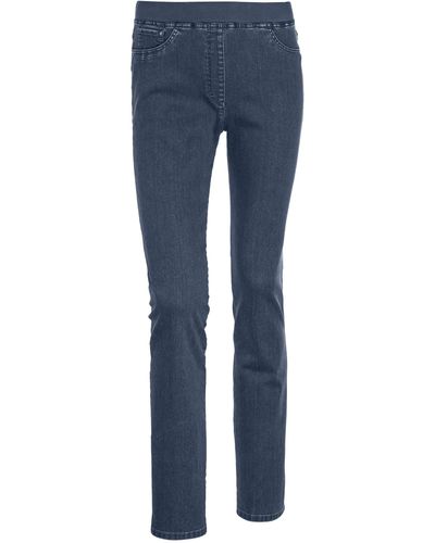 RAPHAELA by BRAX Le jean coupe comfort plus modèle carina taille 19 - Bleu