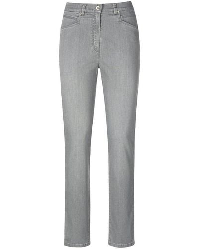 RAPHAELA by BRAX Comfort plus-zauber-jeans modell caren, , gr. 42, baumwolle - Grau