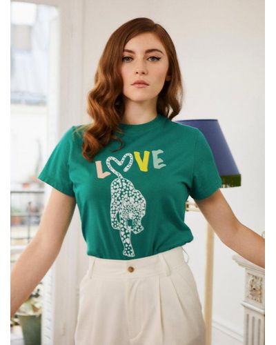 Petite Mendigote T-shirt Lison - Vert