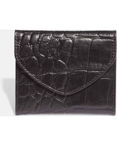 Phase Eight 's Darby Leather Card Holder - Black