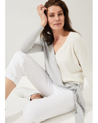 Phase Eight 's Maliah Colourblock Knit Top - White