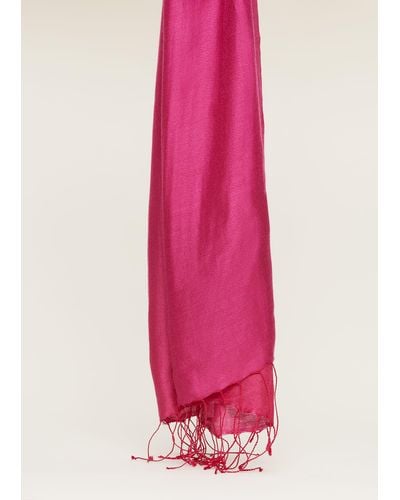 Phase Eight 's Diamond Weave Scarf - Pink