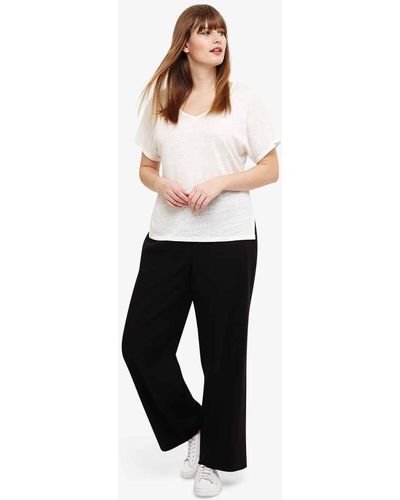 Phase Eight 's Alina Linen Trousers - White
